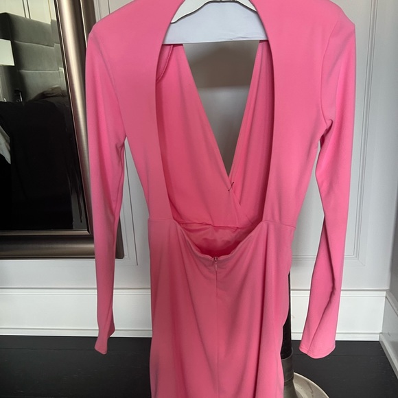 Pink long sleeve Zara dress - Picture 3 of 4